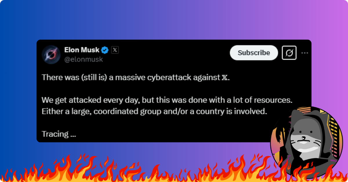 Elon Musk Admits Massive Cyberattack against Twitter/X