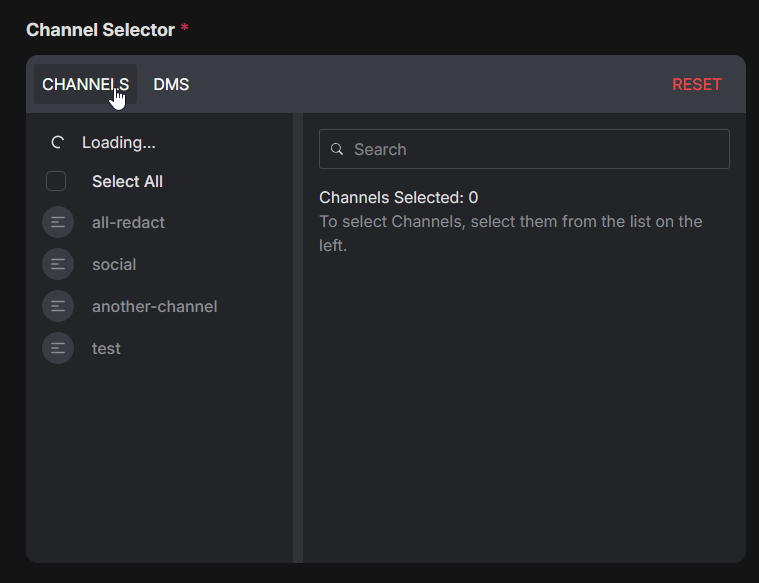 Select which filter best suites you