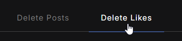 Click "delete likes"