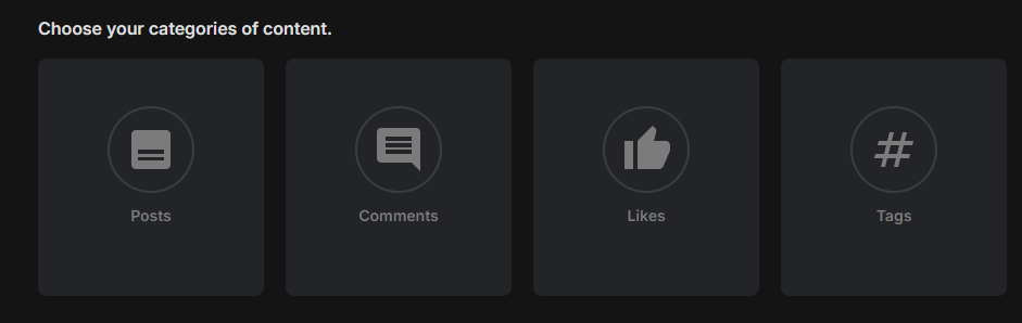 Select comments after logging into Facebook.