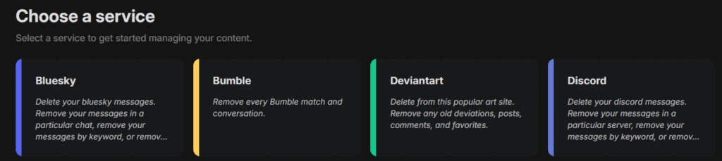 Log in to Redact and select Discord as your target platform in Redact