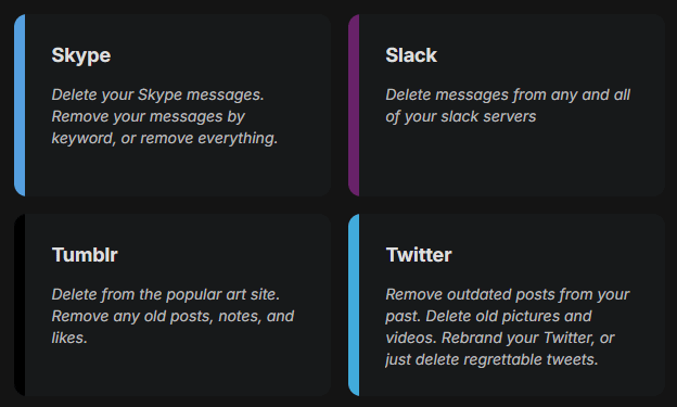 Select Skype on the Redact menu