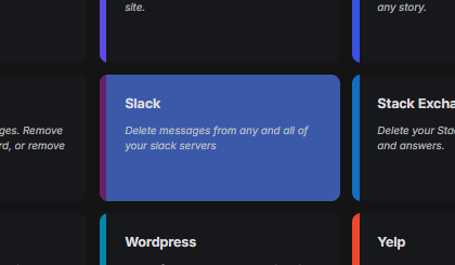 Mass delete from Slack in Redact.dev