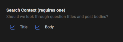 Specify whether to delete according to post titles, post bodies, or both.