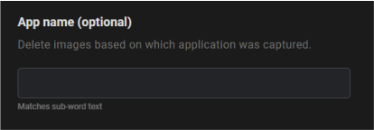 Delete Gyazo content according to App name
Delete content based on the App name that is used in recording the content.